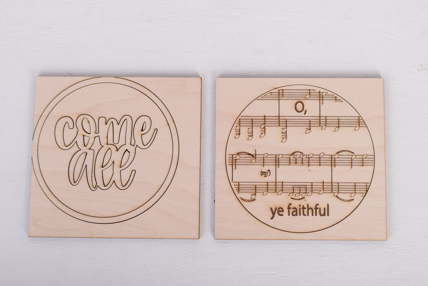DIY Faith Shelf Sitter Kit - Christmas Hymns