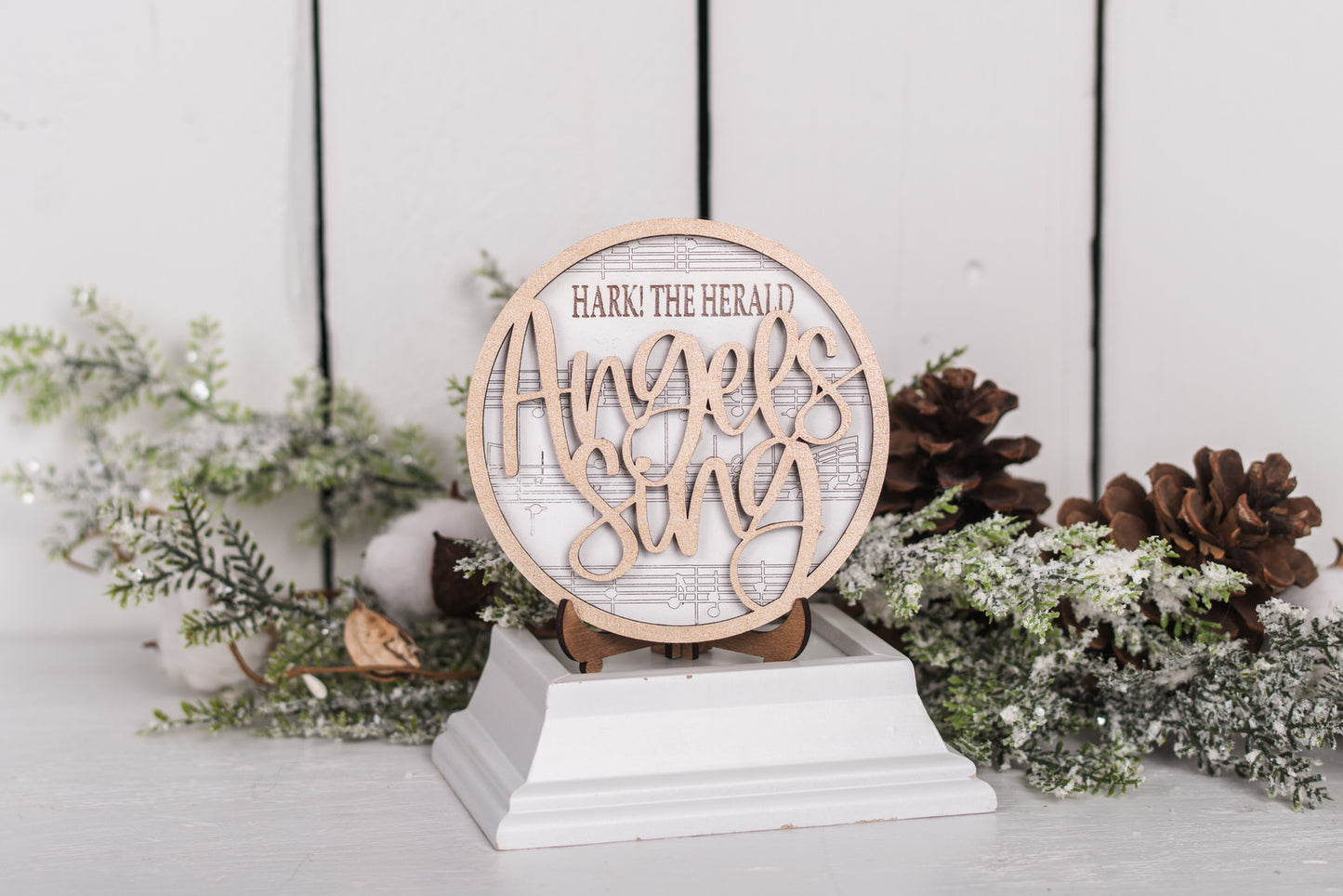 DIY Faith Shelf Sitter Kit - Christmas Hymns
