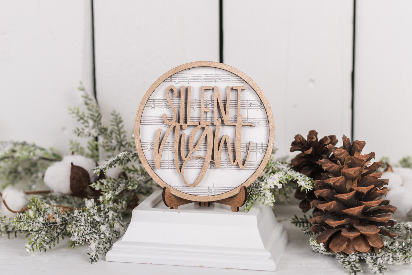 DIY Faith Shelf Sitter Kit - Christmas Hymns