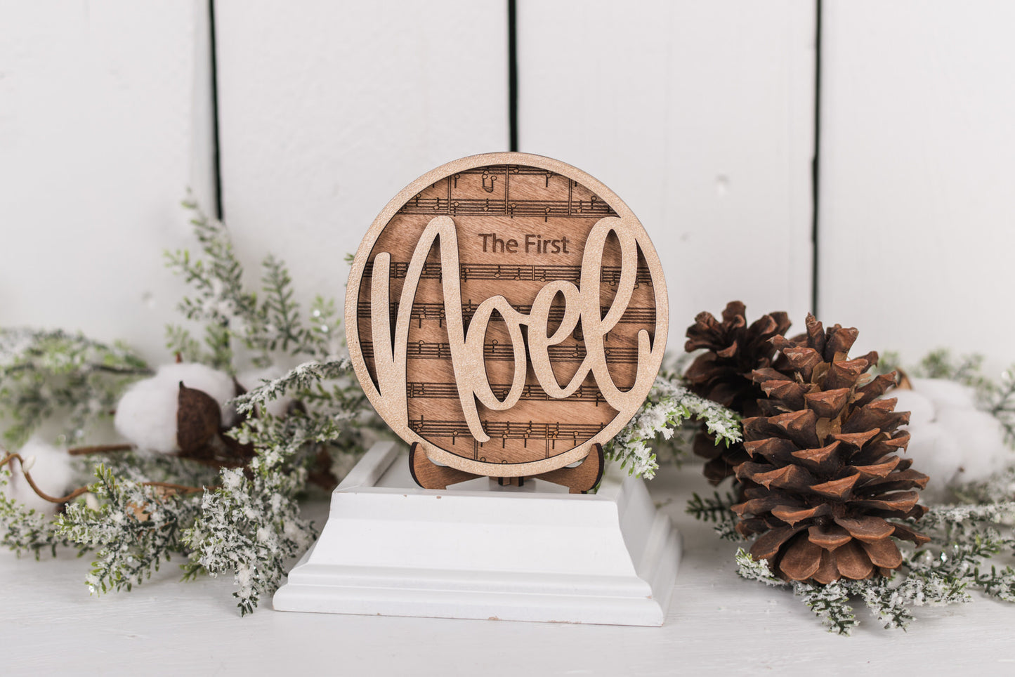 DIY Faith Shelf Sitter Kit - Christmas Hymns