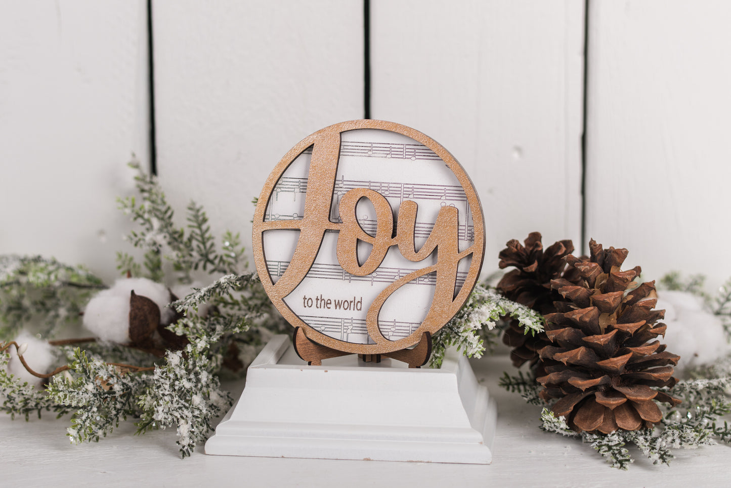DIY Faith Shelf Sitter Kit - Christmas Hymns