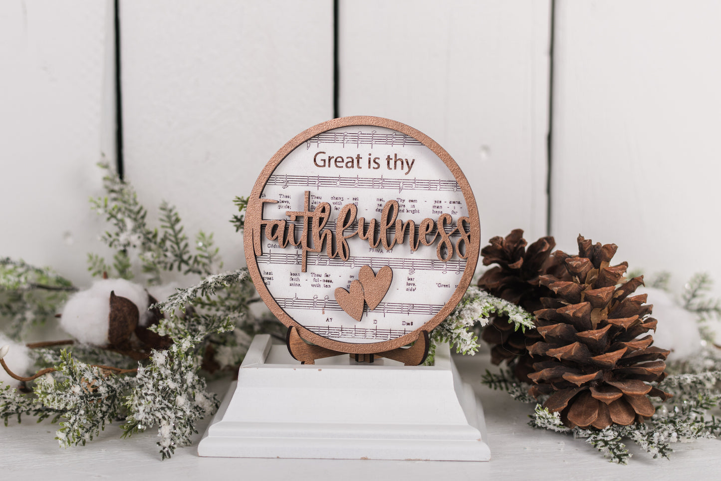 DIY Faith Shelf Sitter Kit - Christmas Hymns