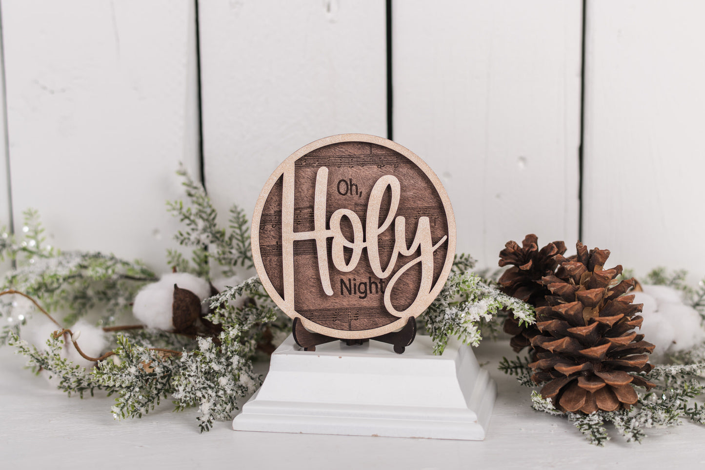 DIY Faith Shelf Sitter Kit - Christmas Hymns