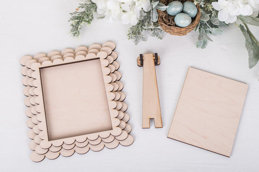 Scallop Rectangle Frame DIY Kit - Interchangeable