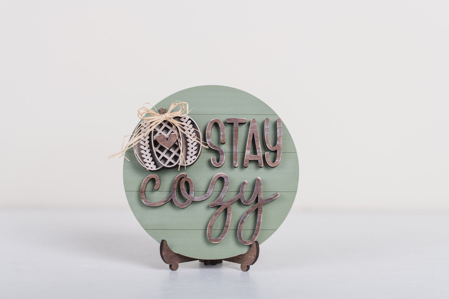 Fall DIY Sweater Pumpkins Tiered Tray Kit
