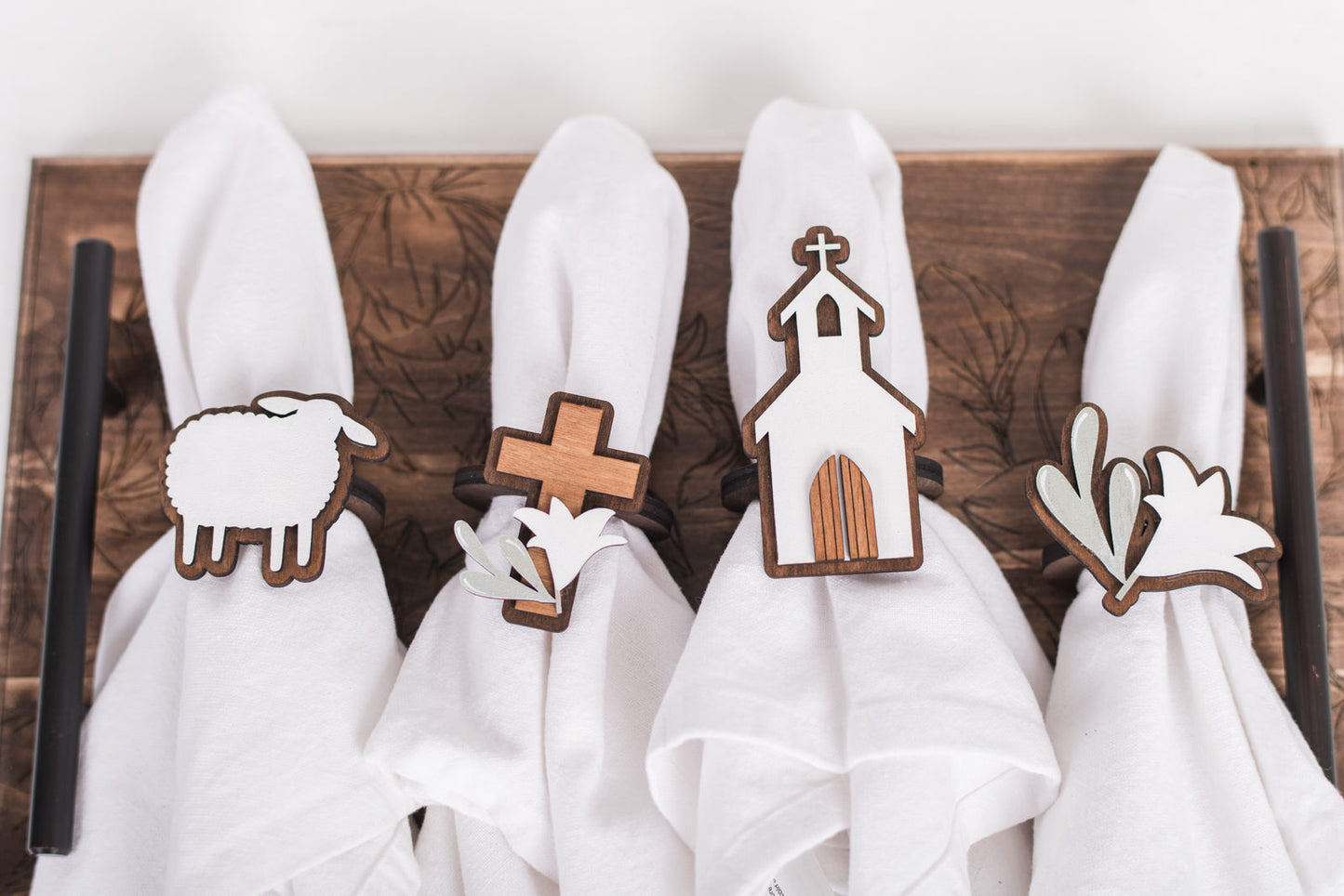 DIY Easter Napkin Ring Kit - He is Risen