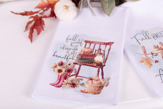 Cozy Autumn Tea Towels