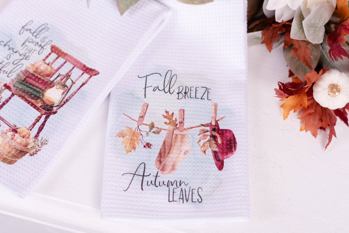 Cozy Autumn Tea Towels