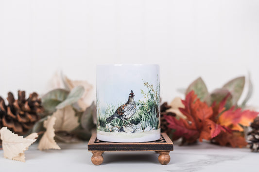 Coffee mug with grouse
