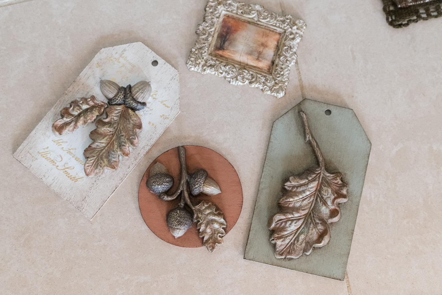 Blank Wood Tag - 3" Round & 2x1.5" Rectangle