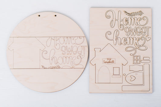 Family DIY Door/Post Hanger Sign DIY Kit