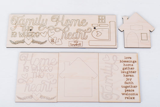 Family DIY Sign Trio Kit - Interchangeable
