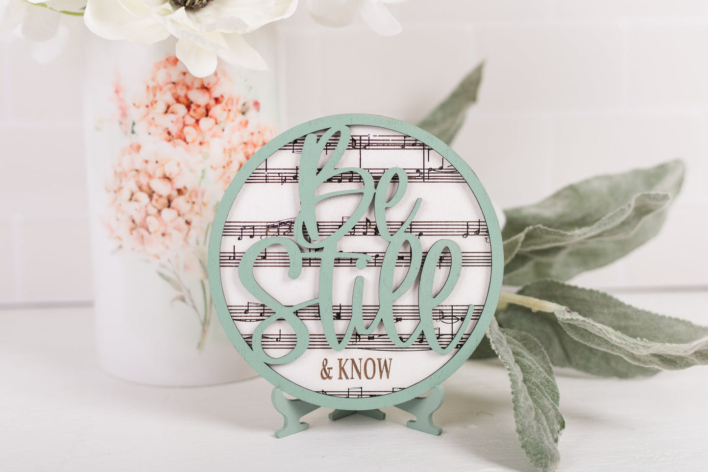 Be Still & Know That I Am God Decor Sign