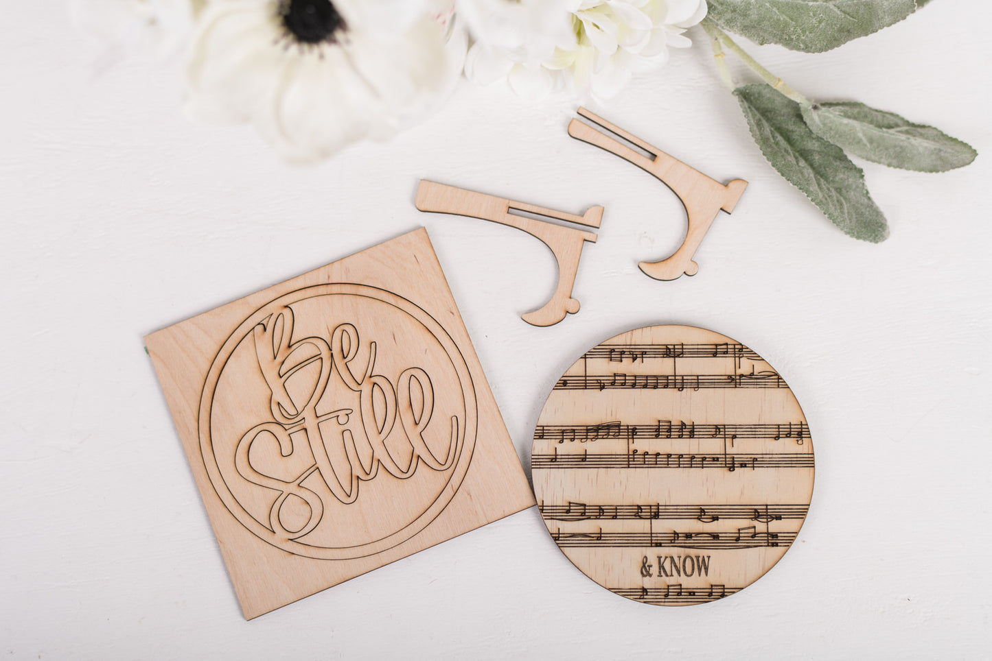 DIY Faith Shelf Sitter Kit - Be Still & Know That I Am God