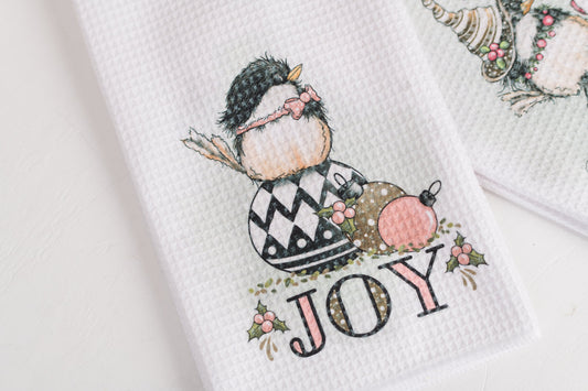 Whimsical Christmas Tea Towel