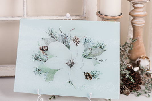 Magnolia Christmas Cutting Board