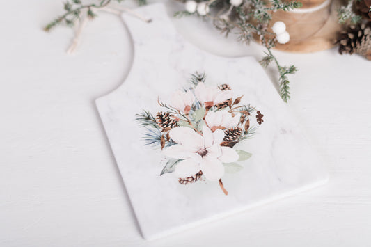 Magnolia Christmas Trivet