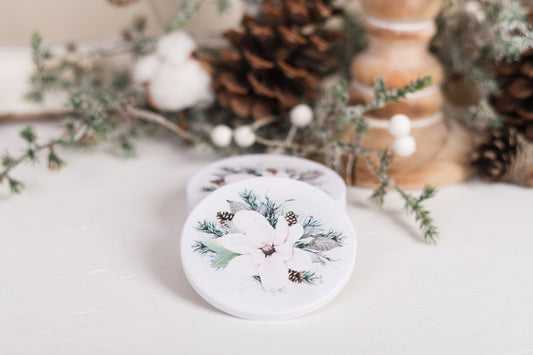 Magnolia Christmas Coasters