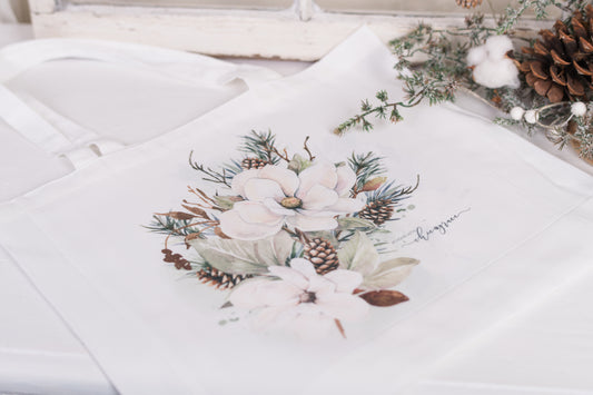 Magnolia Christmas Market Bag