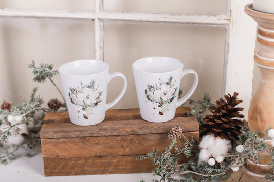 Magnolia Christmas Latte Mugs