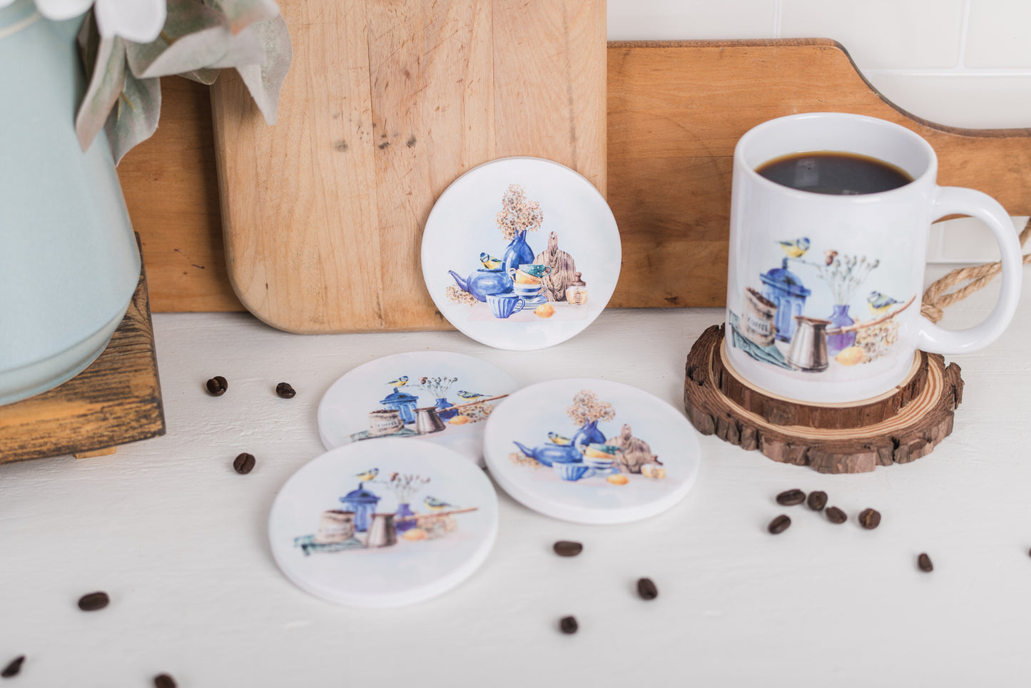 Country Kitchen Coasters