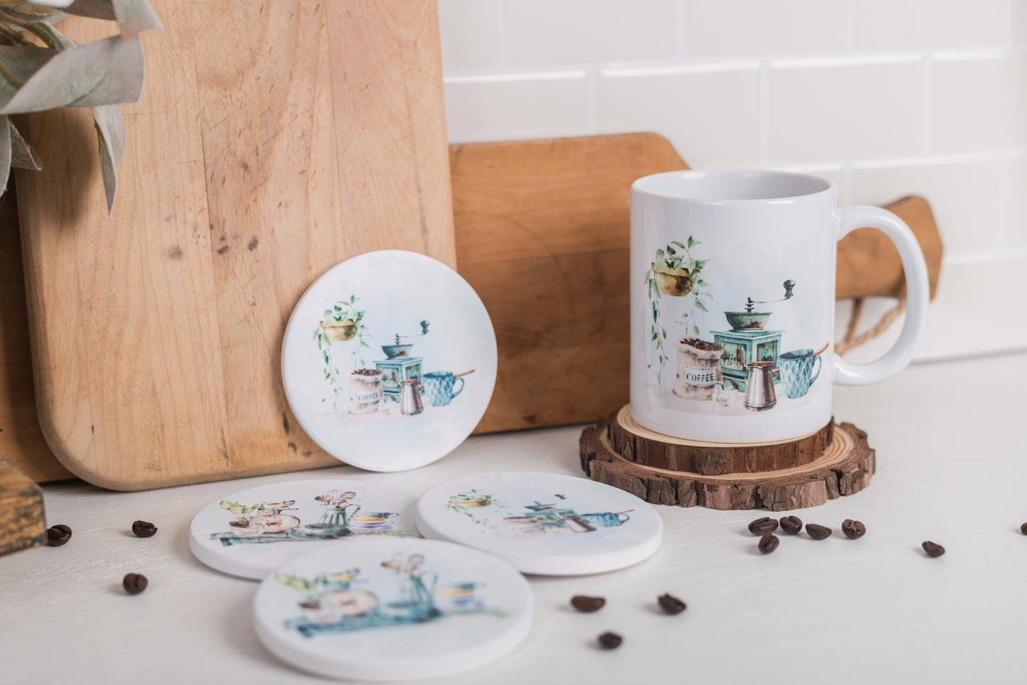 Country Kitchen Coasters