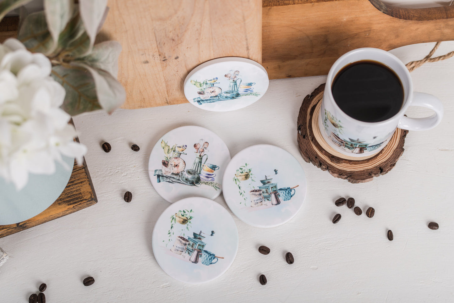 Country Kitchen Coasters