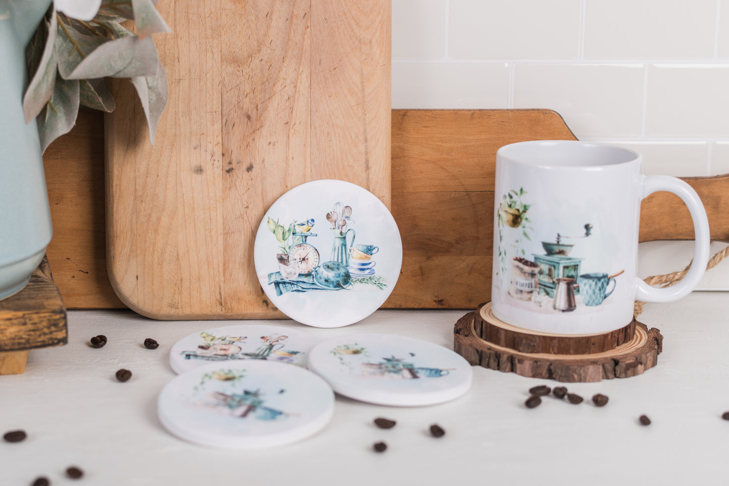 Country Kitchen Coasters