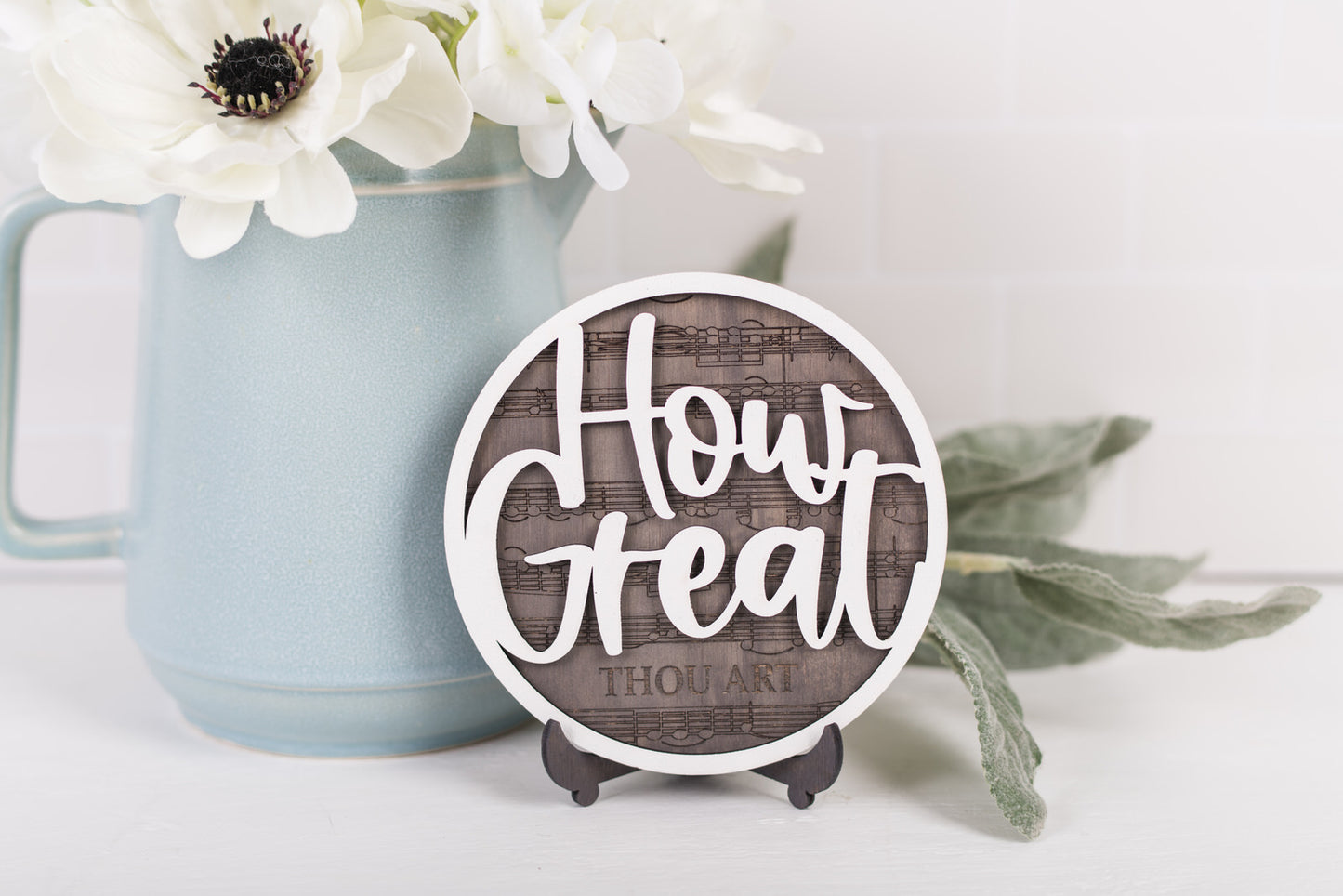DIY Faith Shelf Sitter Kit - How Great Thou Art