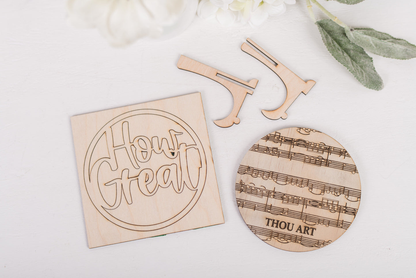 DIY Faith Shelf Sitter Kit - How Great Thou Art