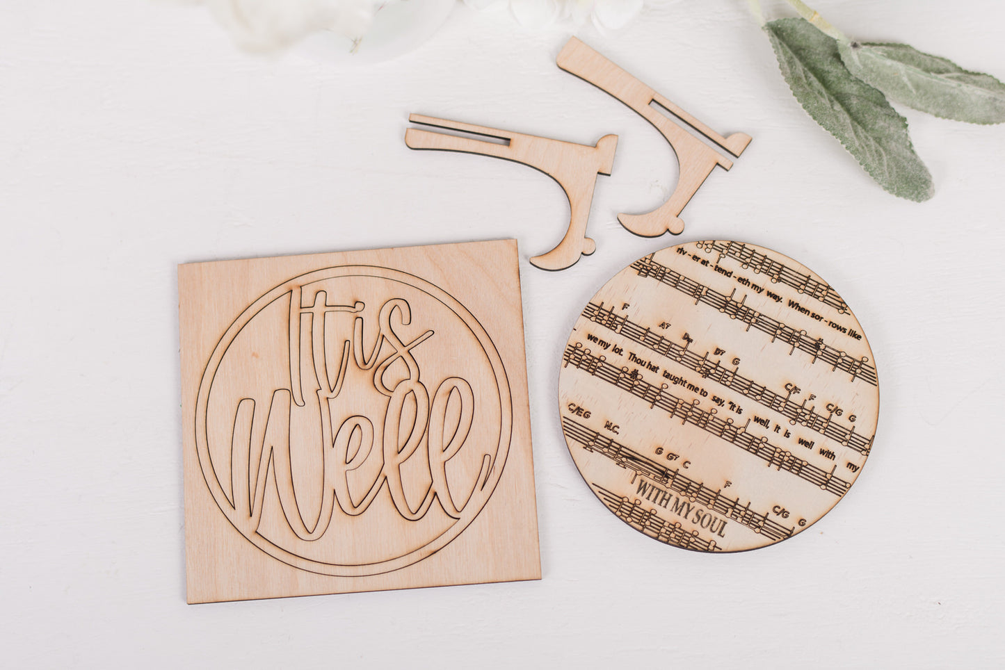 DIY Faith Shelf Sitter Kit - It Is Well With My Soul