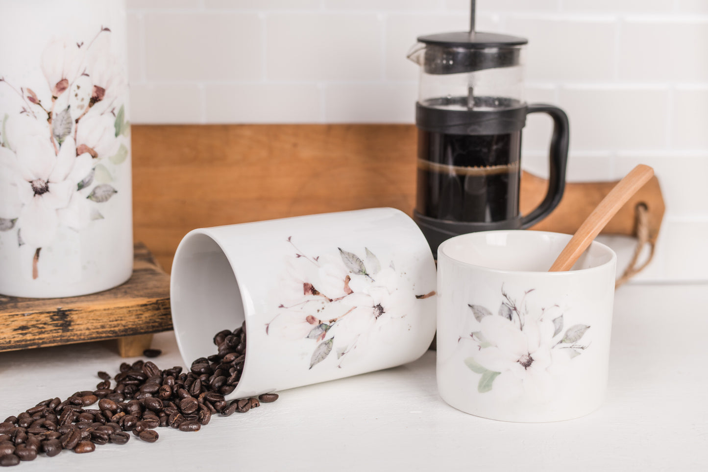 Magnolia Canister - Medium