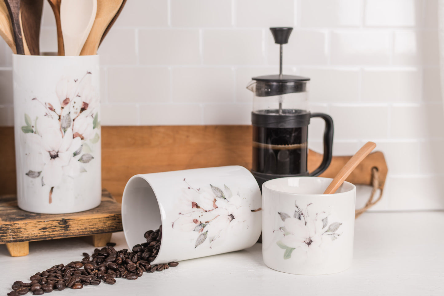Magnolia Canister - Medium