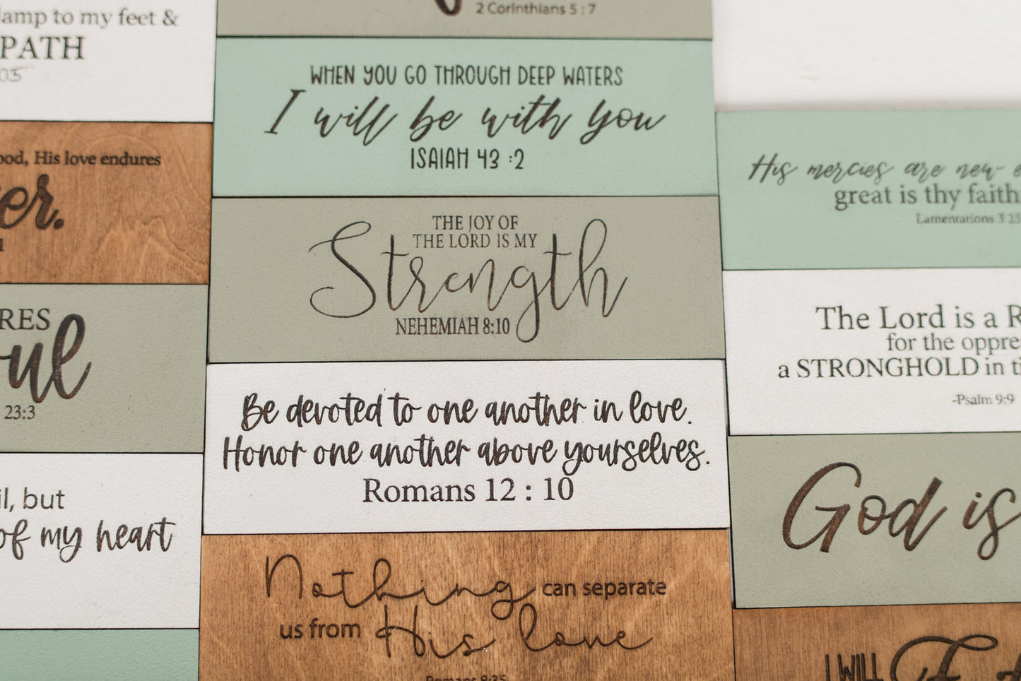 Extra Scriptures for the Scripture of the Week Decor Sign