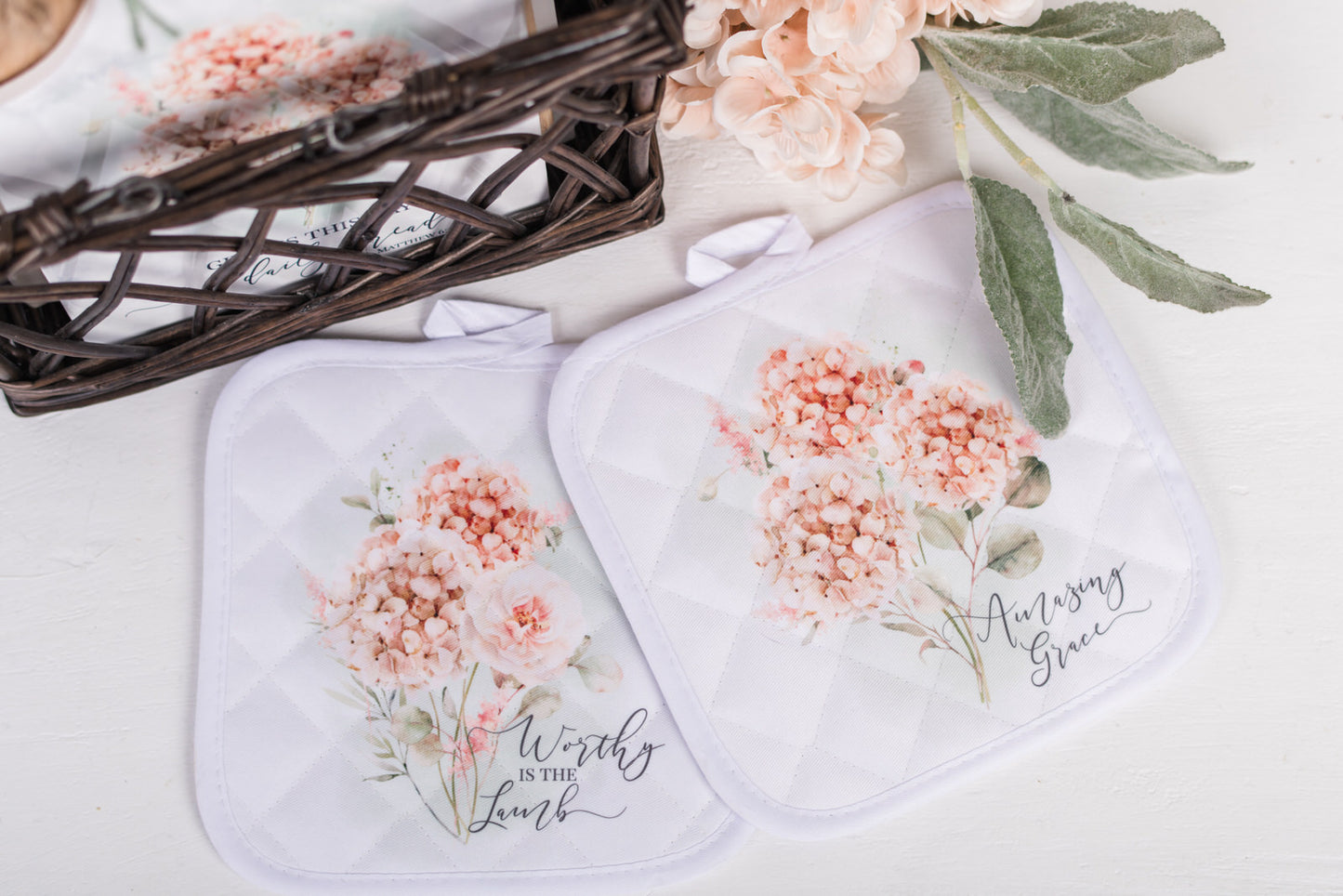 Spring Botanical Pot Holders