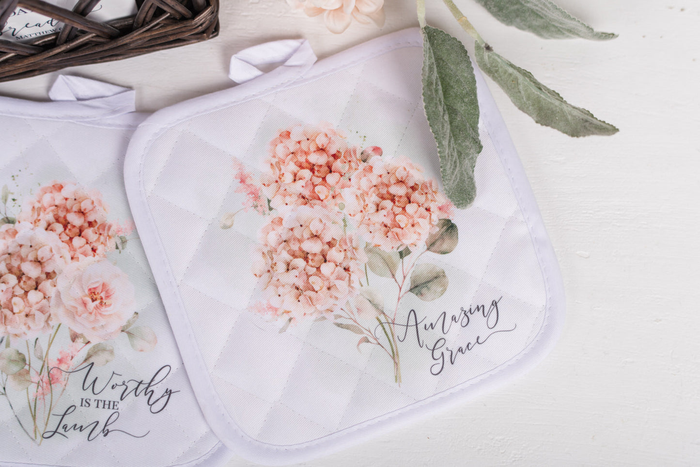 Spring Botanical Pot Holders