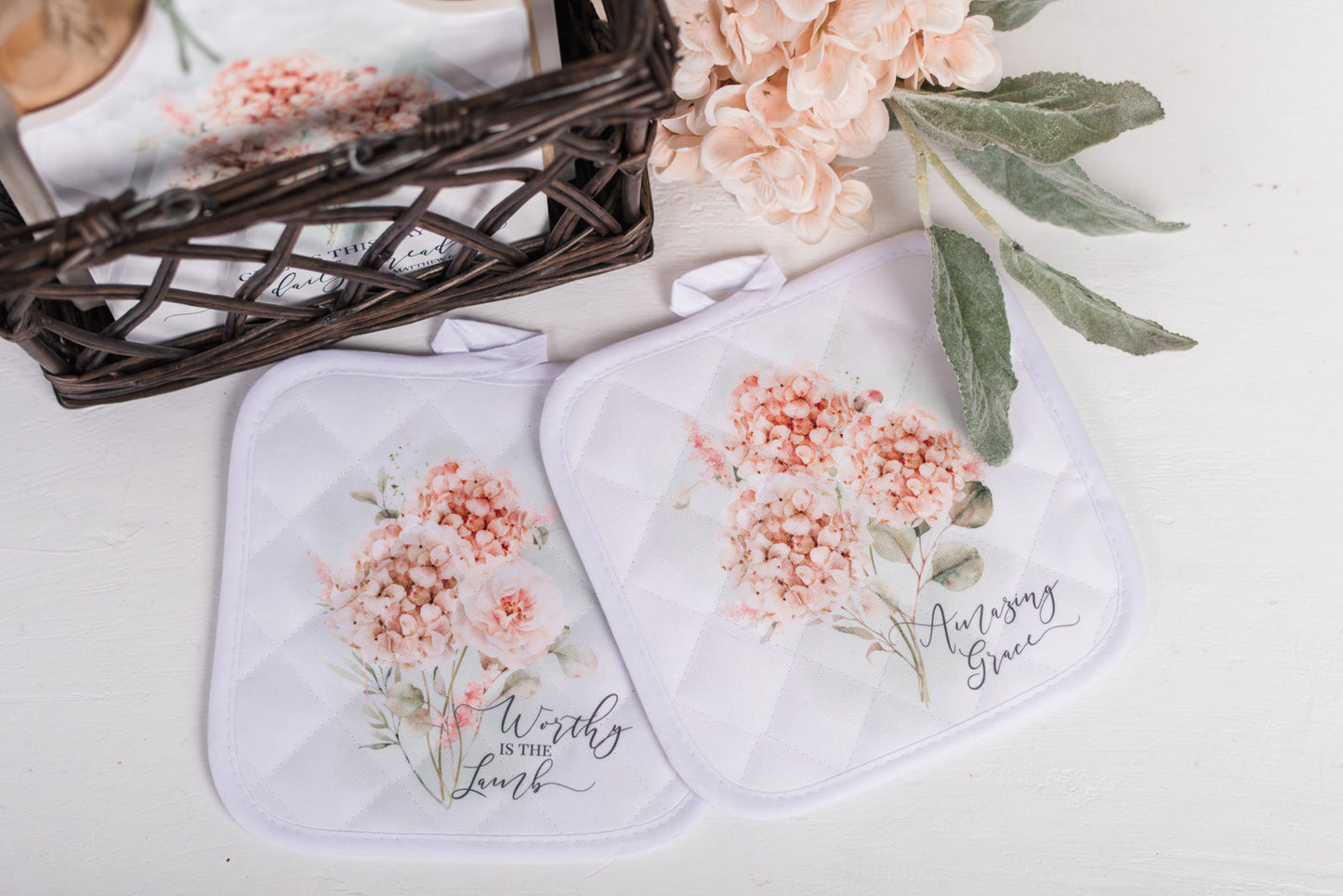 Spring Botanical Pot Holders