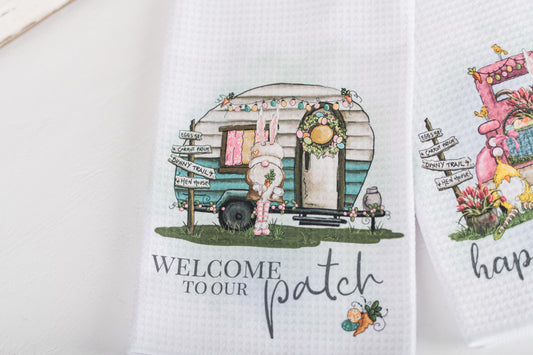 Whimsical Easter Tea Towels