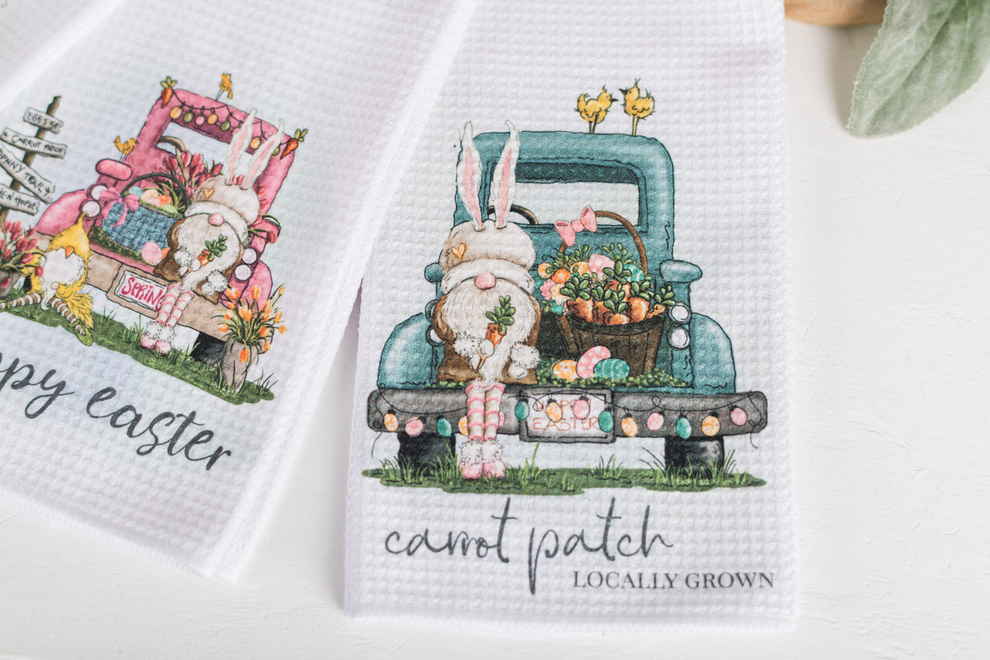 Whimsical Easter Tea Towels