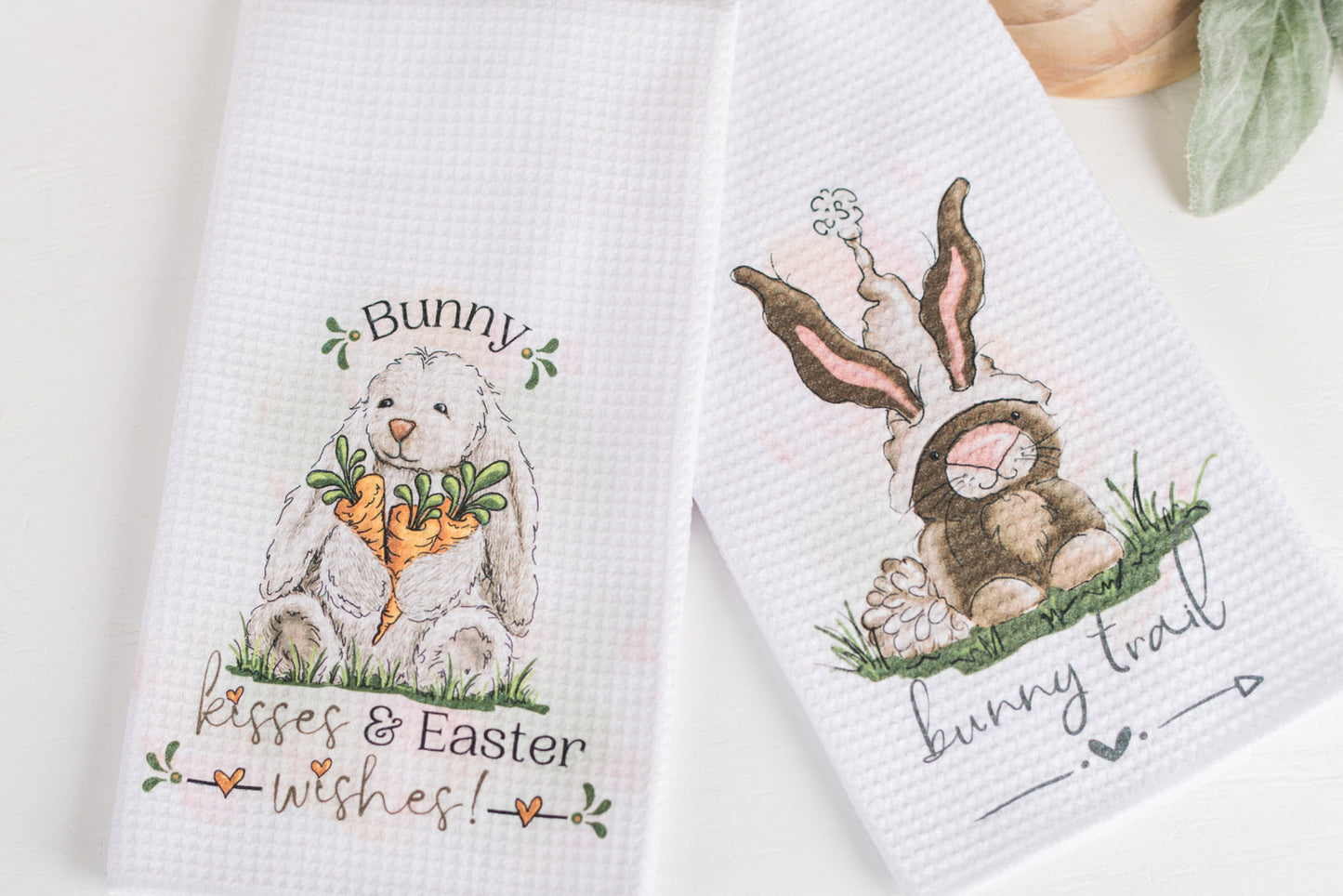 Whimsical Easter Tea Towels