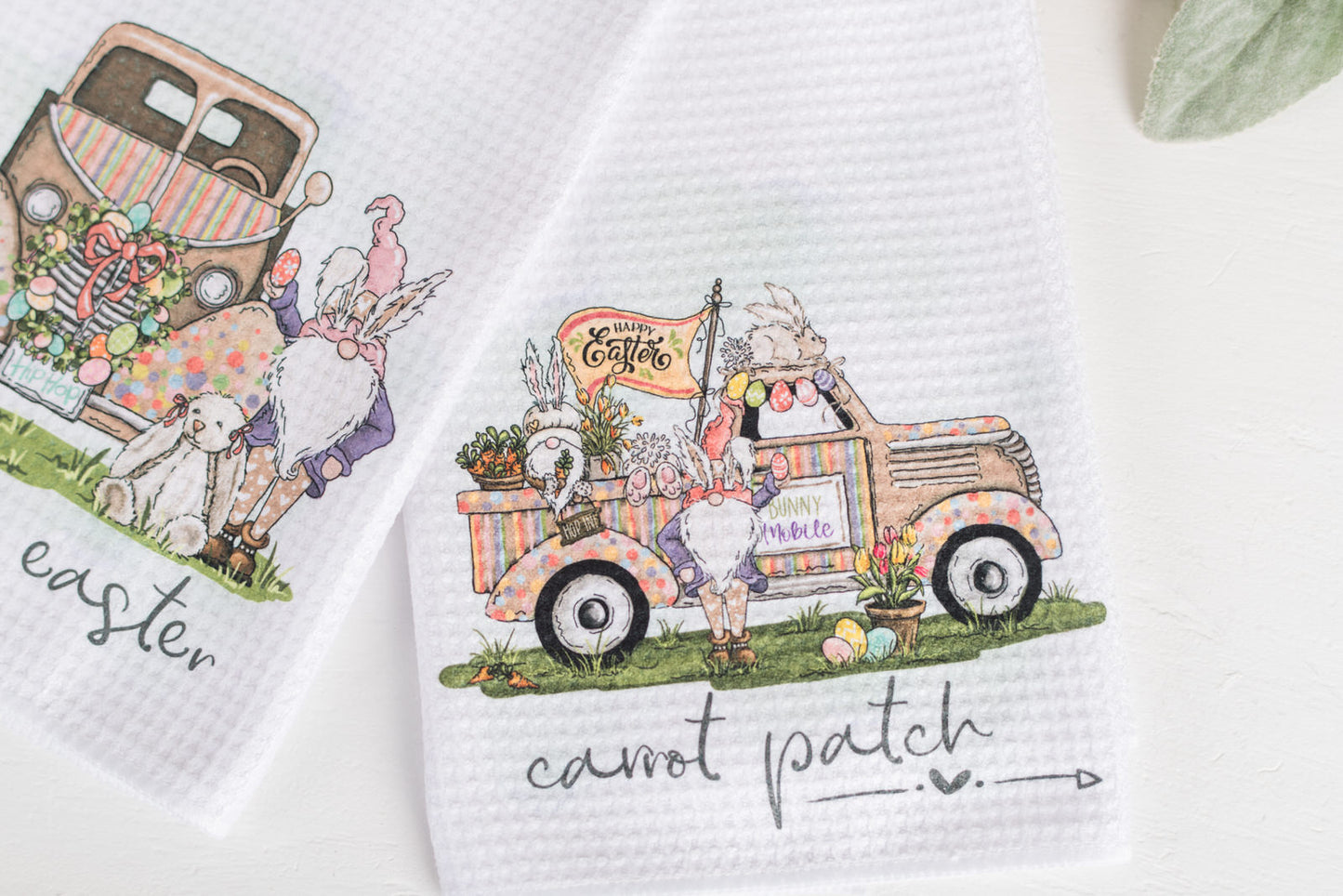 Whimsical Easter Tea Towels