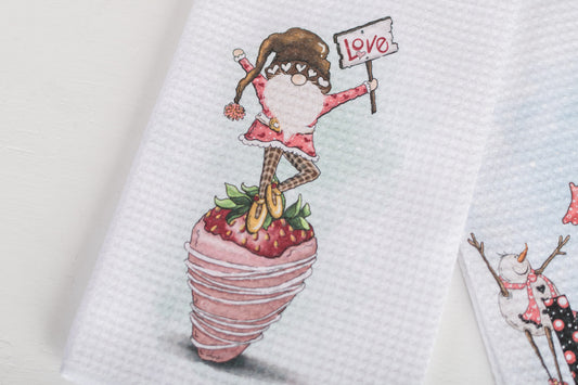 Whimsical Valentine Tea Towels