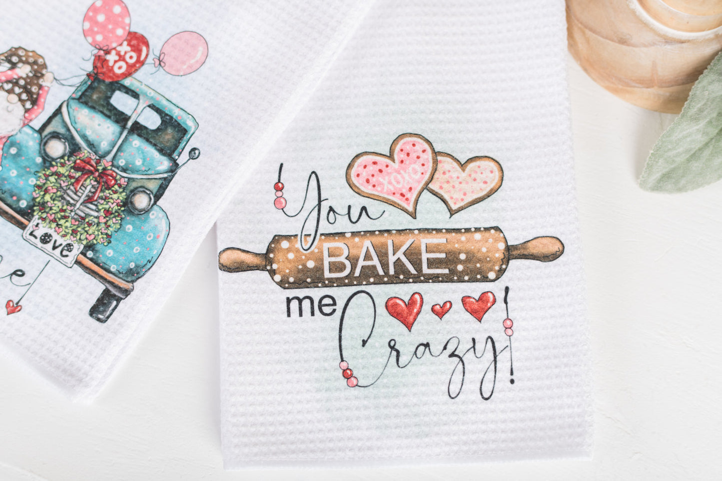 Whimsical Valentine Tea Towels