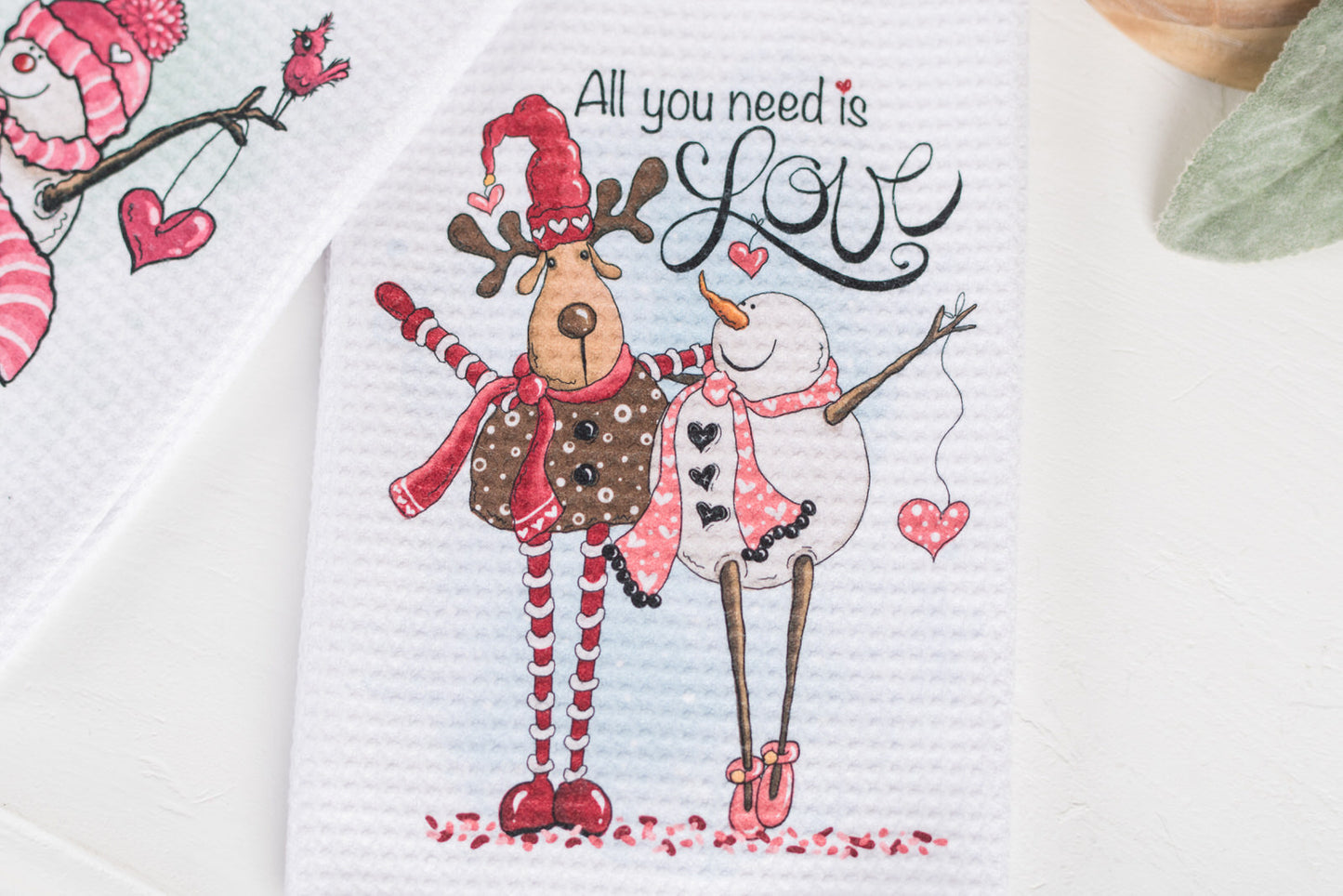 Whimsical Valentine Tea Towels