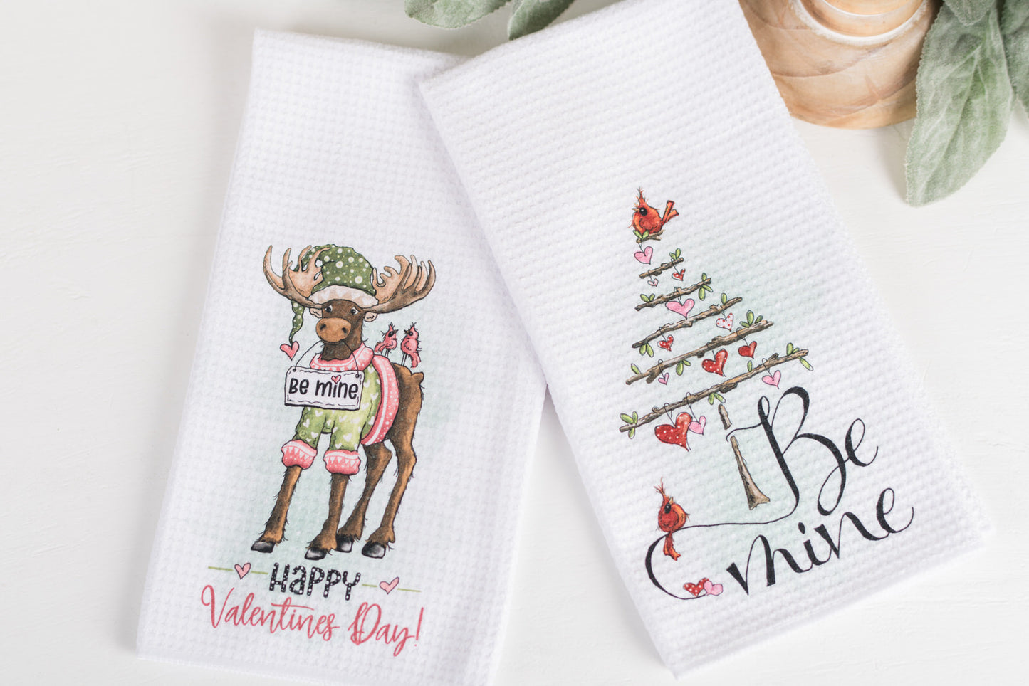 Whimsical Valentine Tea Towels