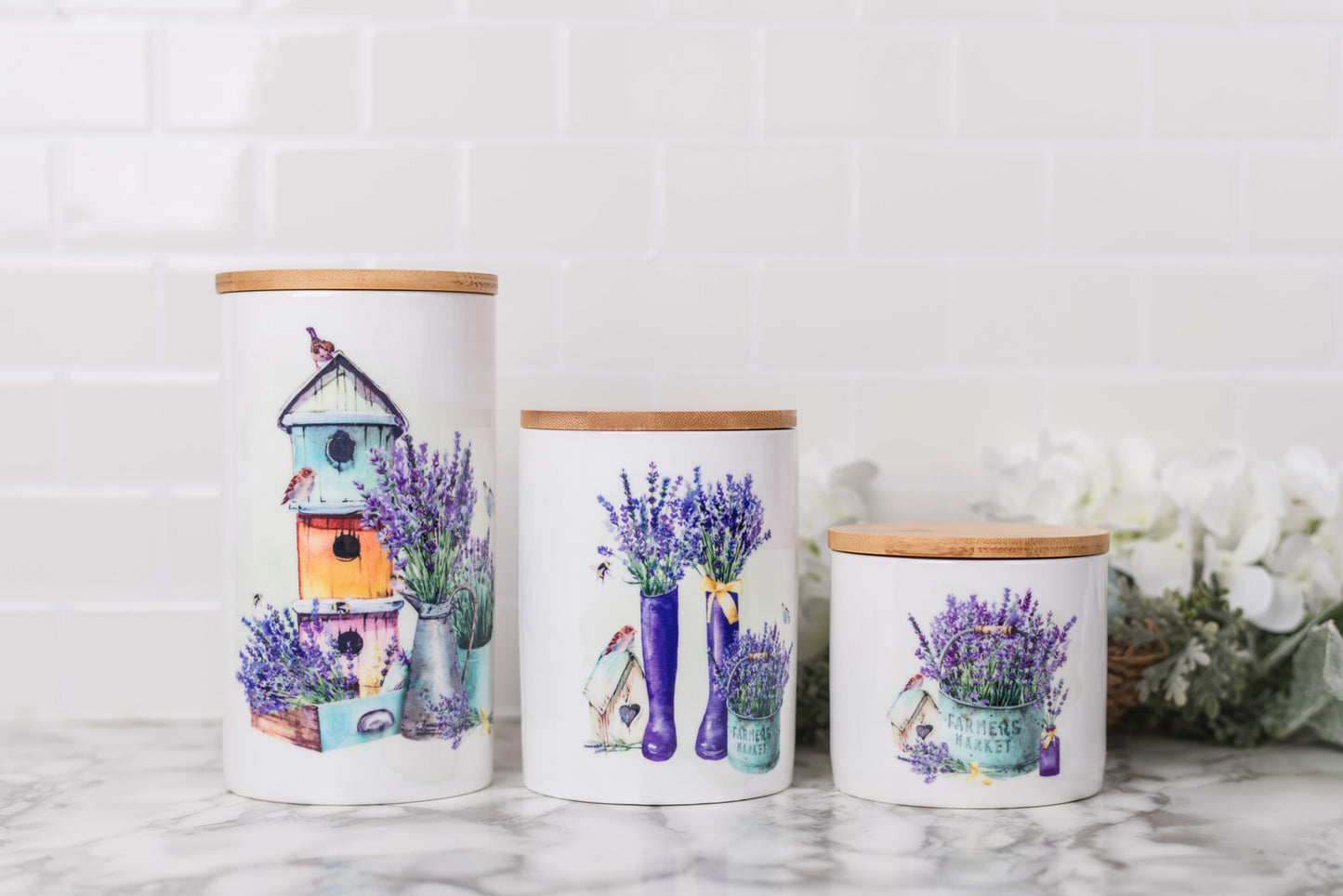 French Lavender Canister - Small