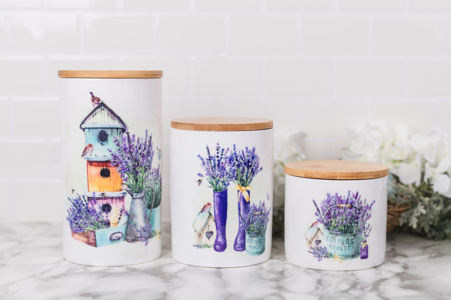 French Lavender Canister - Small