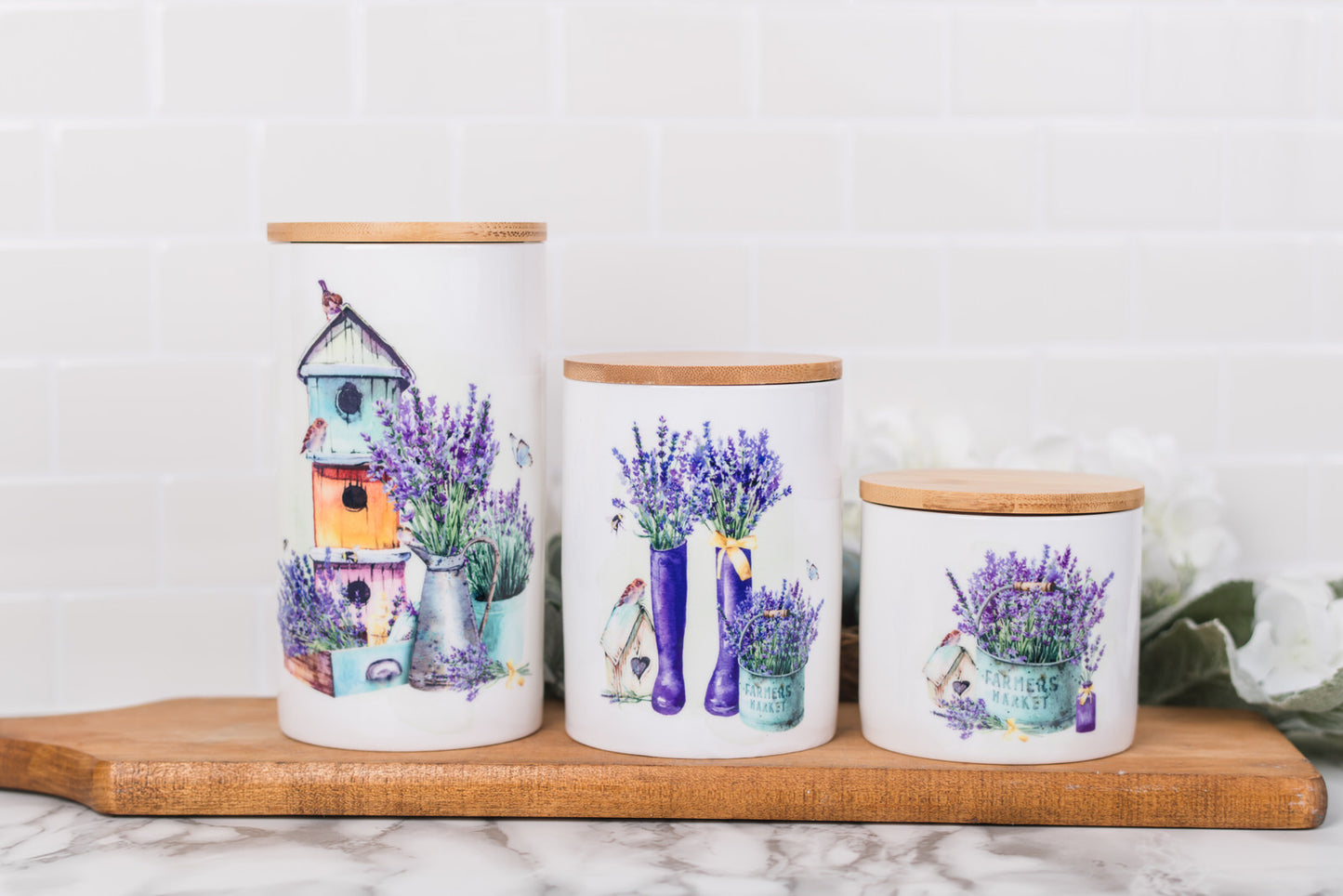 French Lavender Canister - Small