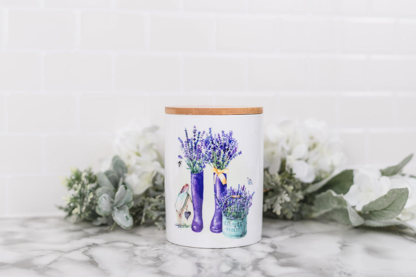 French Lavender Canister - Medium