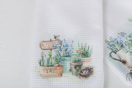 Country Garden Tea Towels